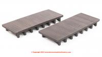 42-0010 Graham Farish Scenecraft Wooden Platforms (x2)